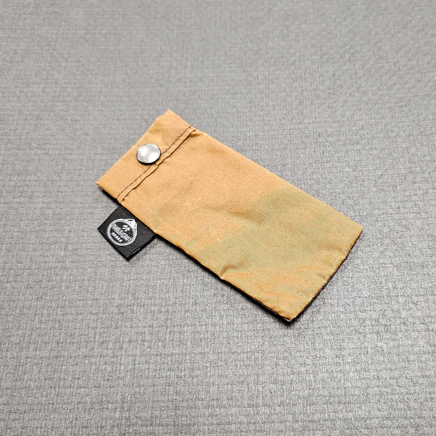 Waxed Canvas Tan Short Utensil Sleeve