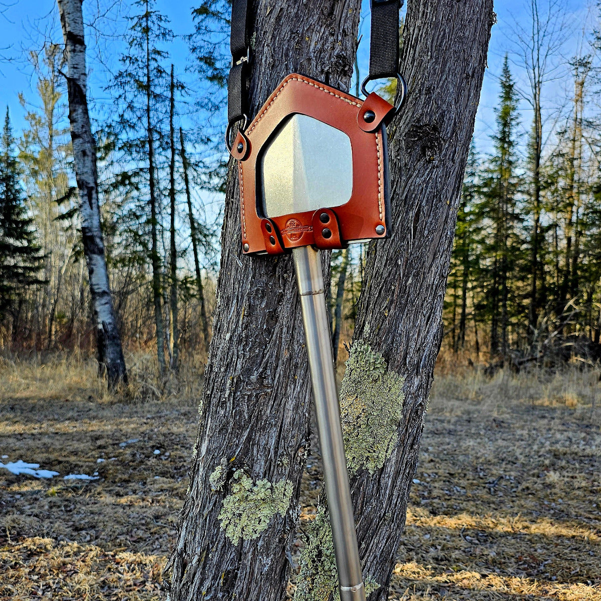 Leather Pack Shovel Cover