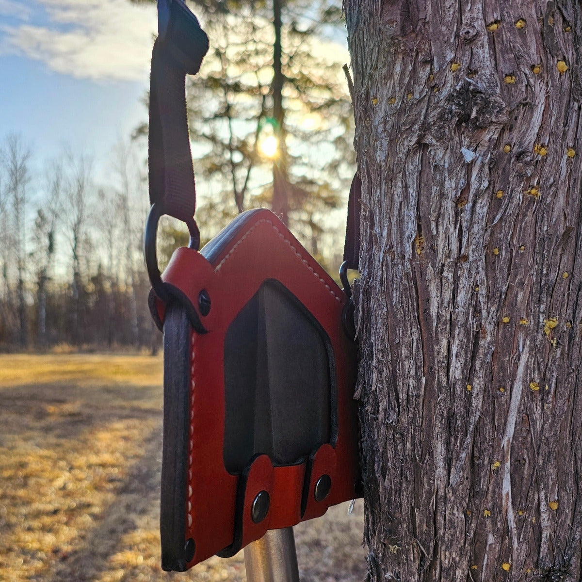Leather Pack Shovel Cover