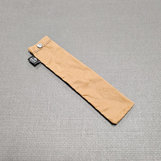 Waxed Canvas Tan Long Utensil Sleeve