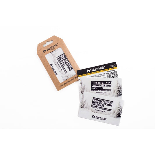 FireCard By Wazoo- UL Emergency Fire Starting Card